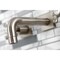 Kingston Brass KS6128BX Two-Handle Wall Mount Bathroom Faucet, Brushed Nickel KS6128BX - alternate 5